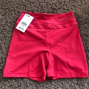 NWT!Gymshark x Whitney Simmons V2 cyber red shorts